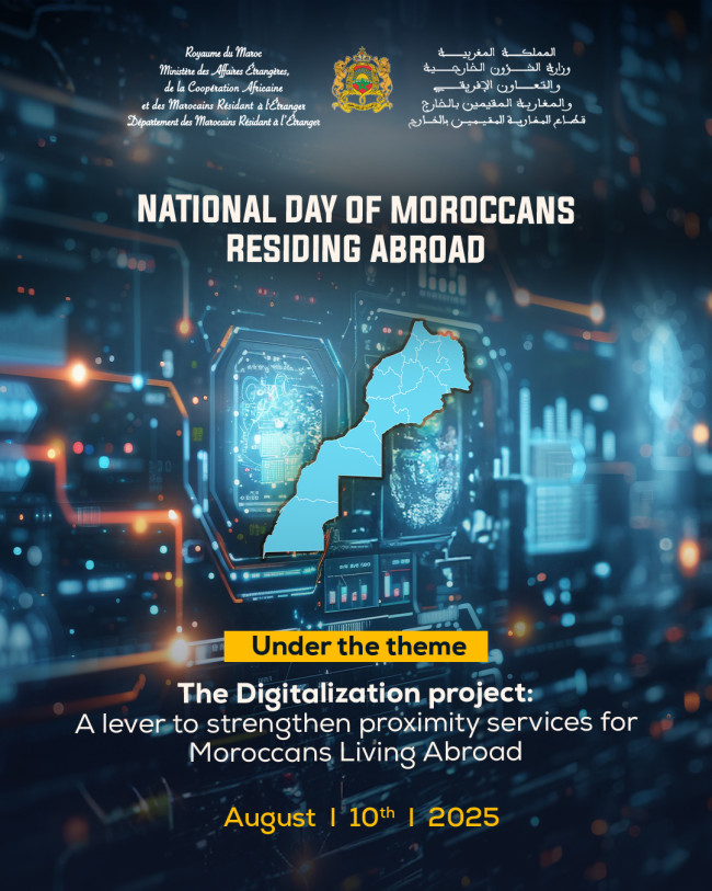 Celebration of the National Day of Moroccans Residing Abroad 